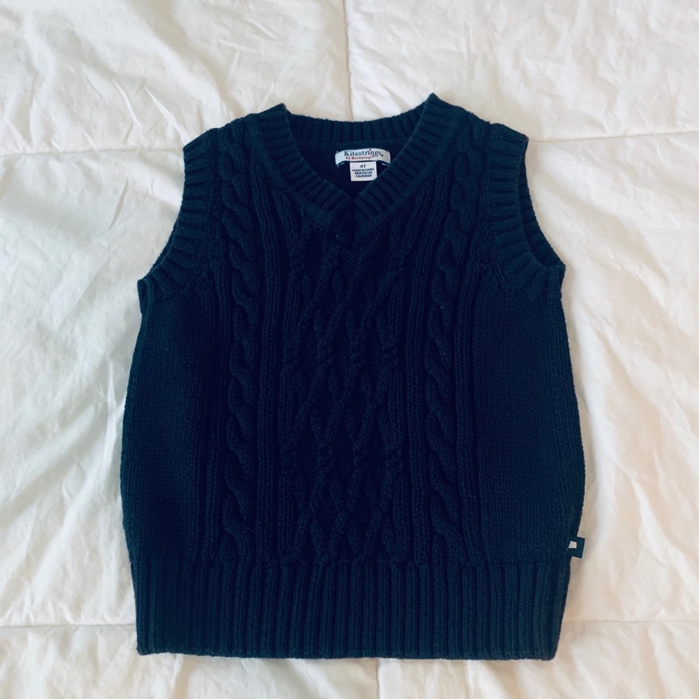 Heartstrings Navy 4T Vest